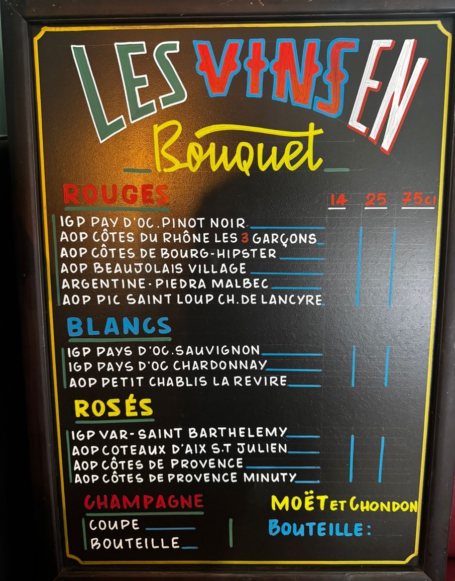 Café Le Bouquet menu 2