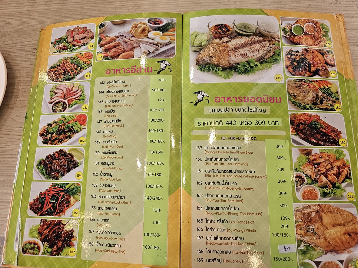 Tippawan menu 4