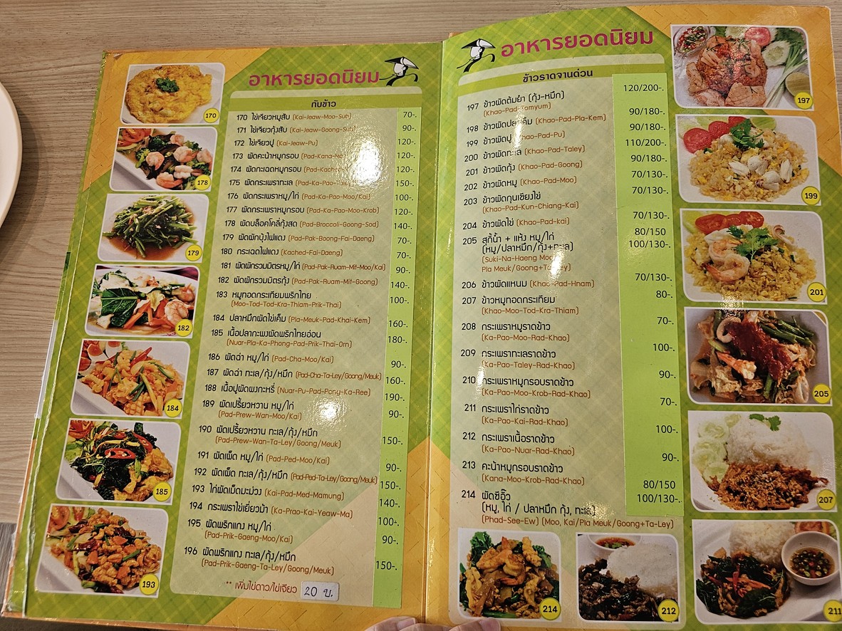 Tippawan menu 5