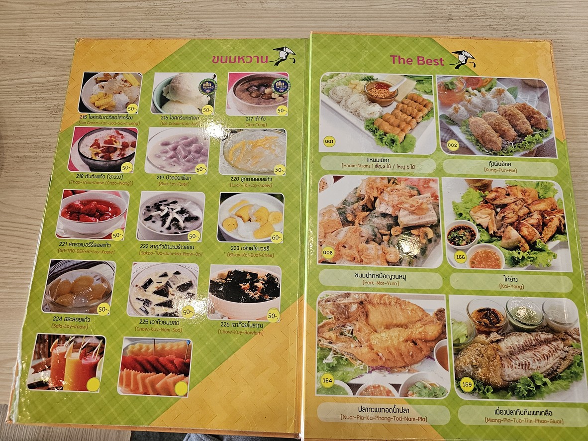 Tippawan menu 6