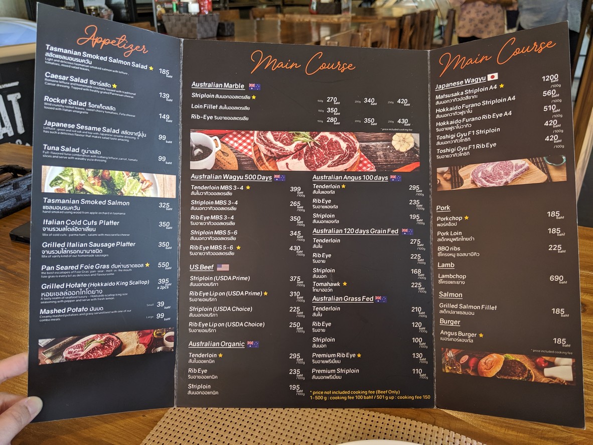 Meat Works menu 2