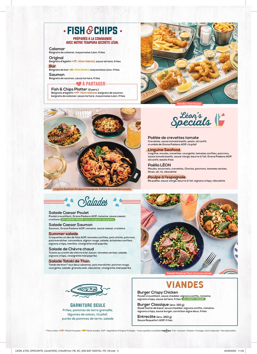 Léon menu 1