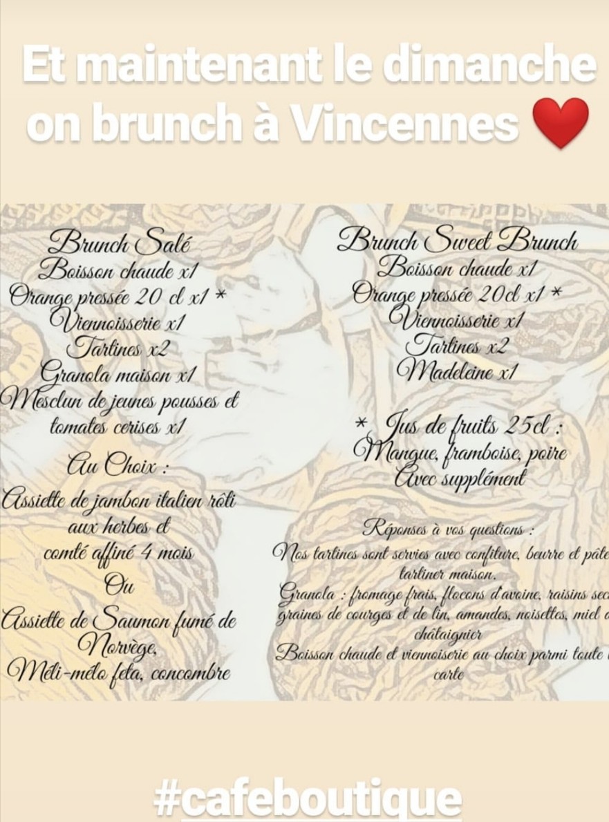 LAURENT DUCHÊNE Vincennes pâtisserie et café boutique menu 2