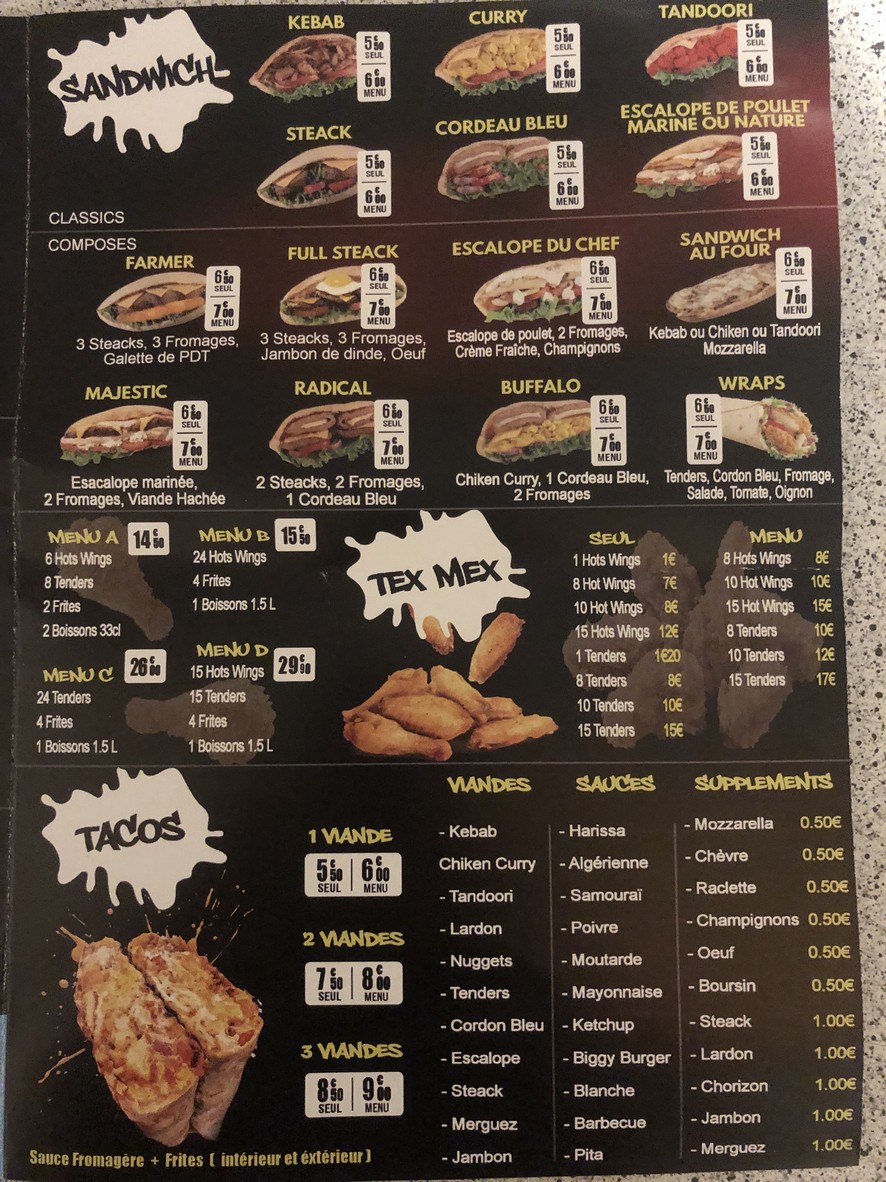 LE MUST menu 2