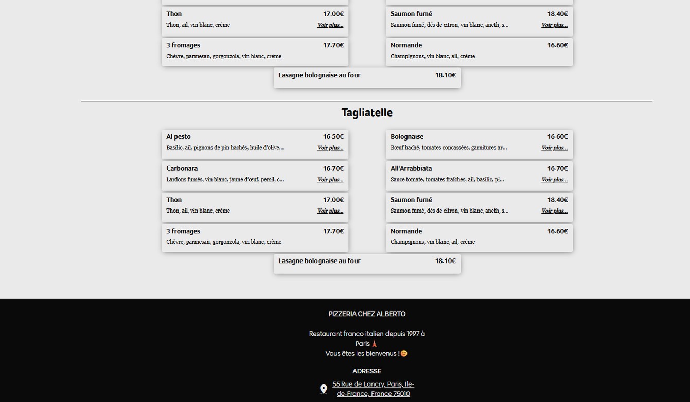 Pizzeria Chez Alberto menu 4