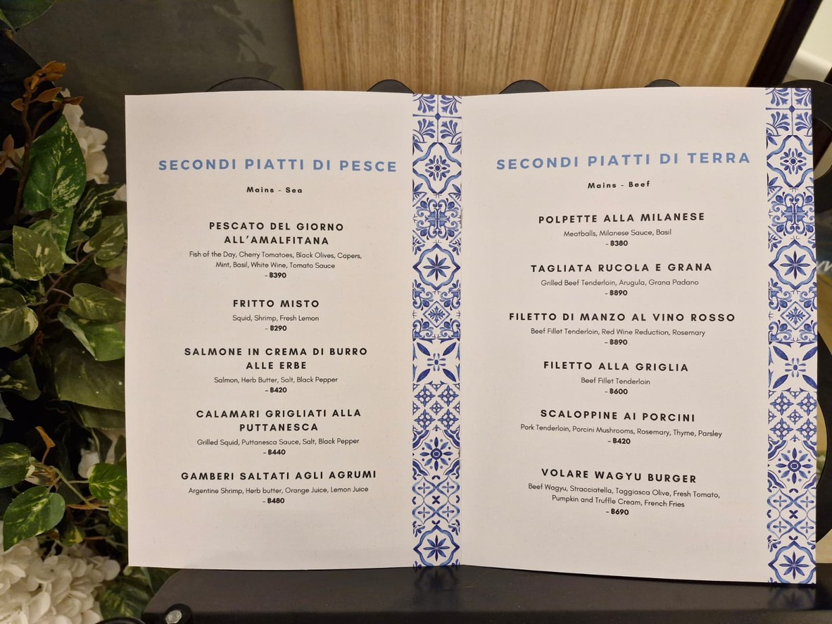 VOLARE 意大利餐厅和披萨店 menu 2
