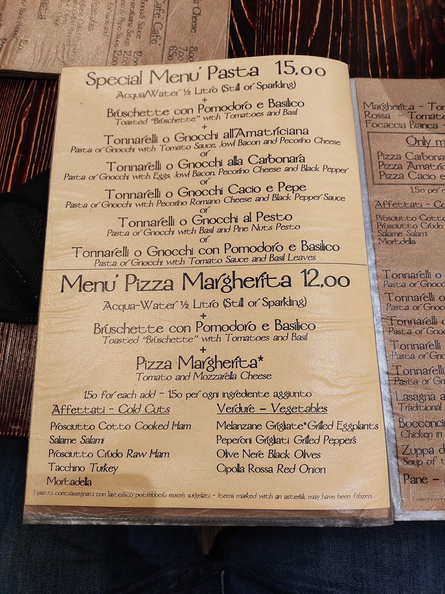 Cafè Cafè menu 4