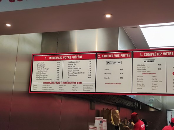 Five Guys Burgers and Fries Boulogne Billancourt