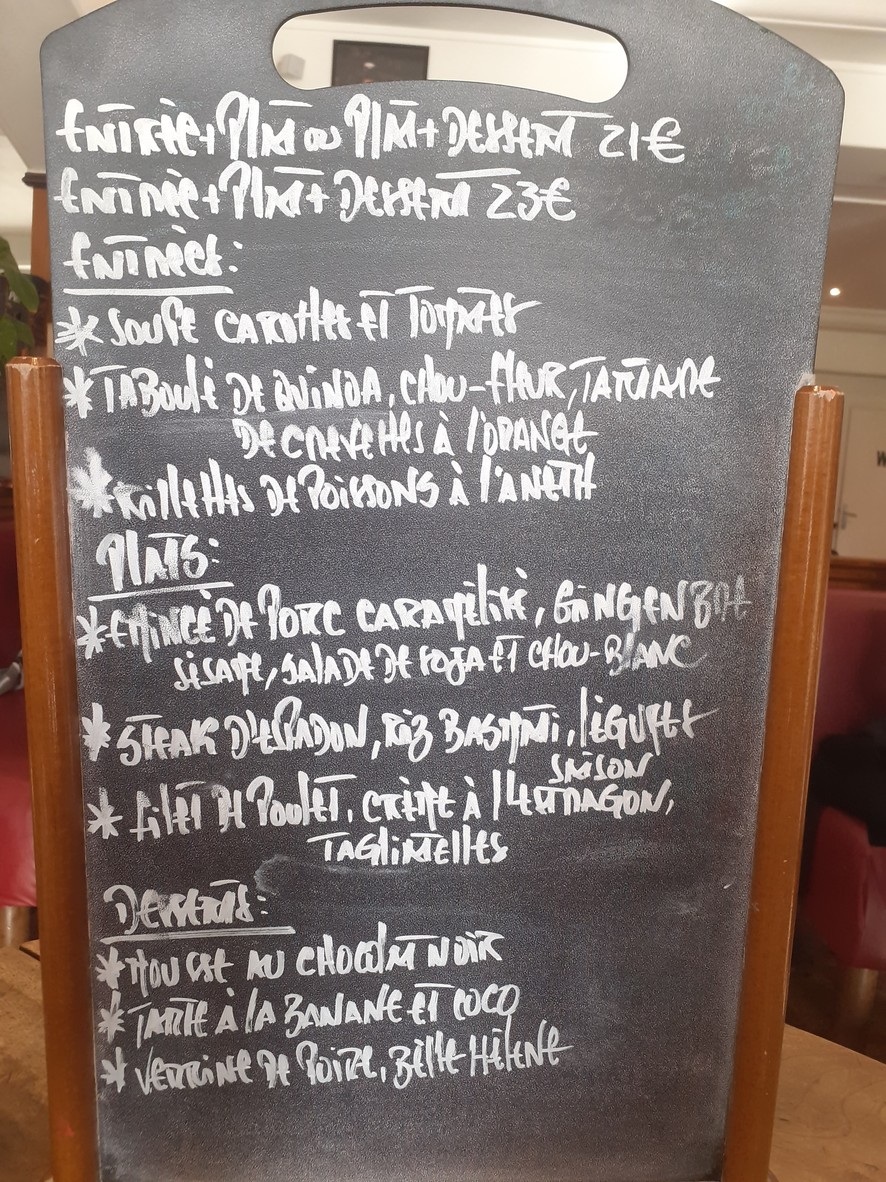 Café du Théâtre menu 2