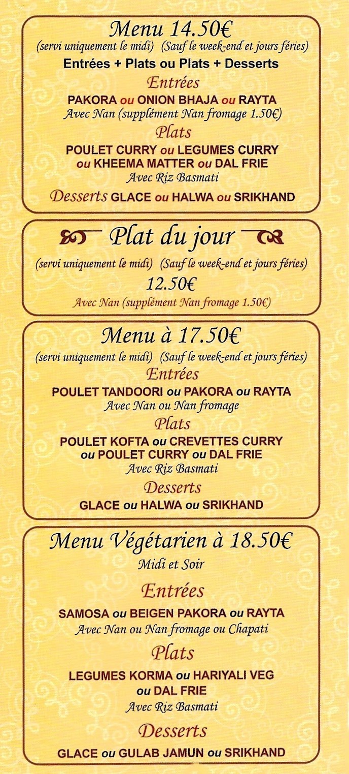 Restaurant Neelkanth menu 5