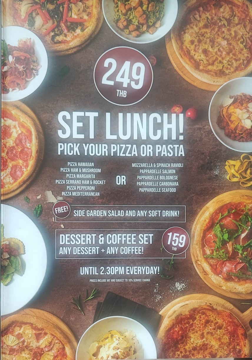 Wine Connection menu 1