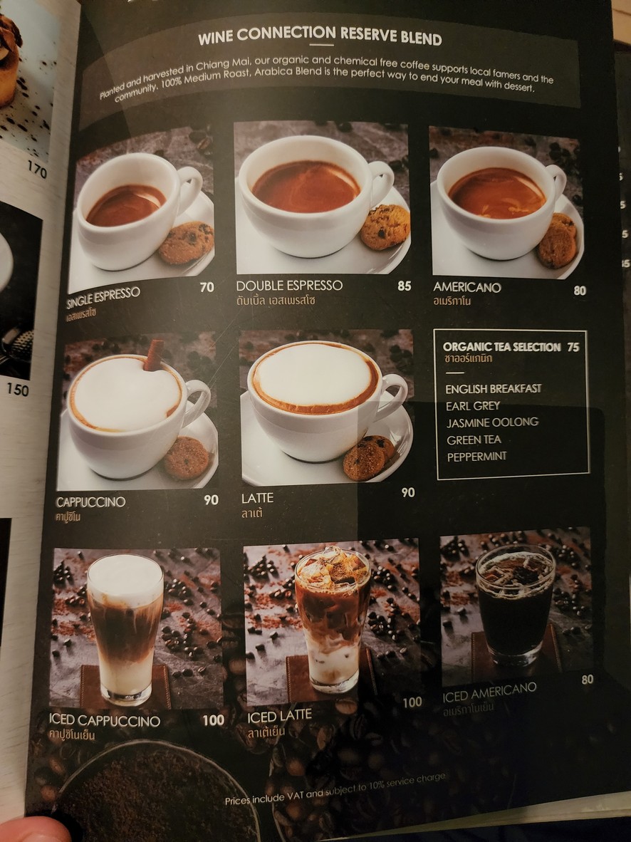 Wine Connection menu 4