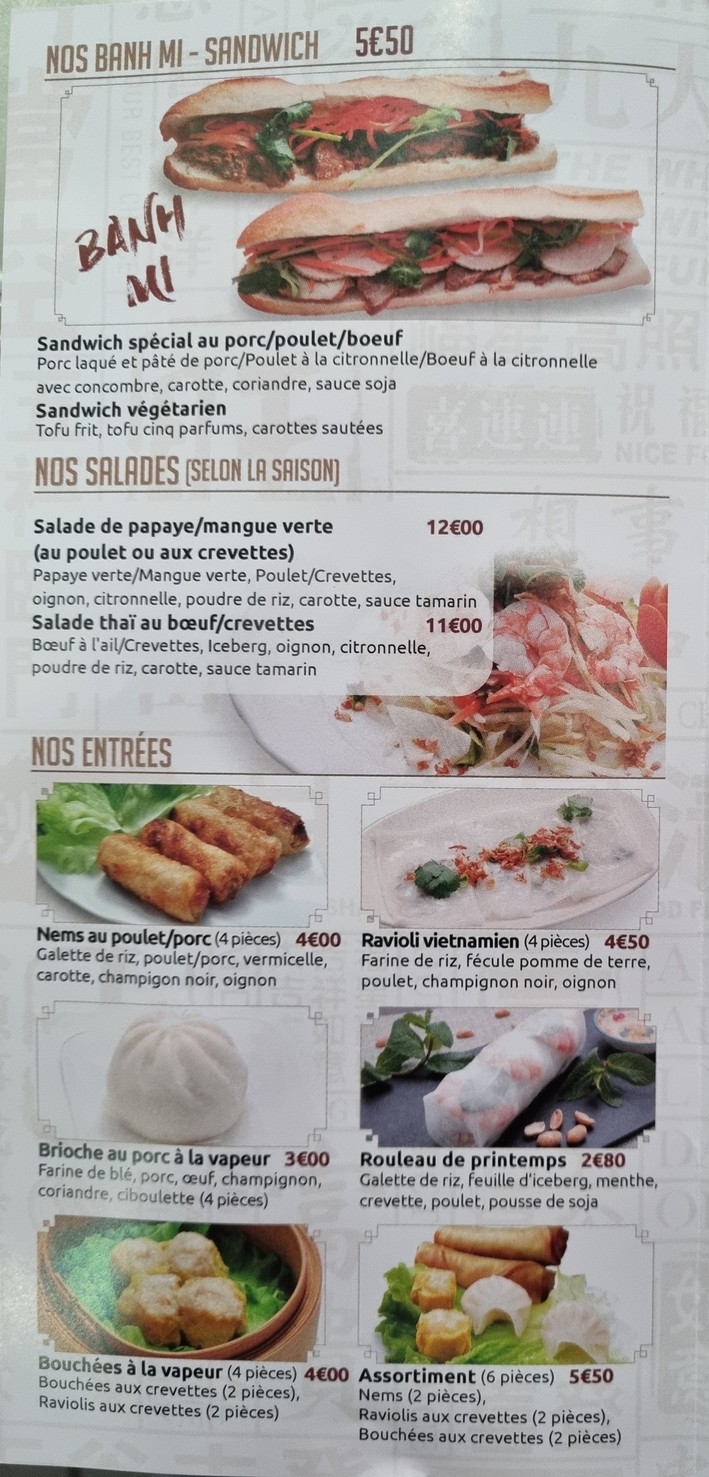 Ha Noi Quan menu 1