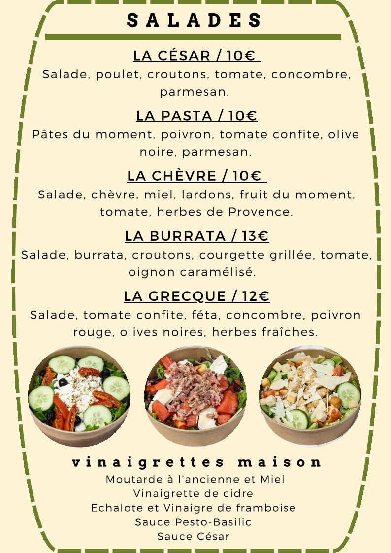 Dada 1920 menu 1