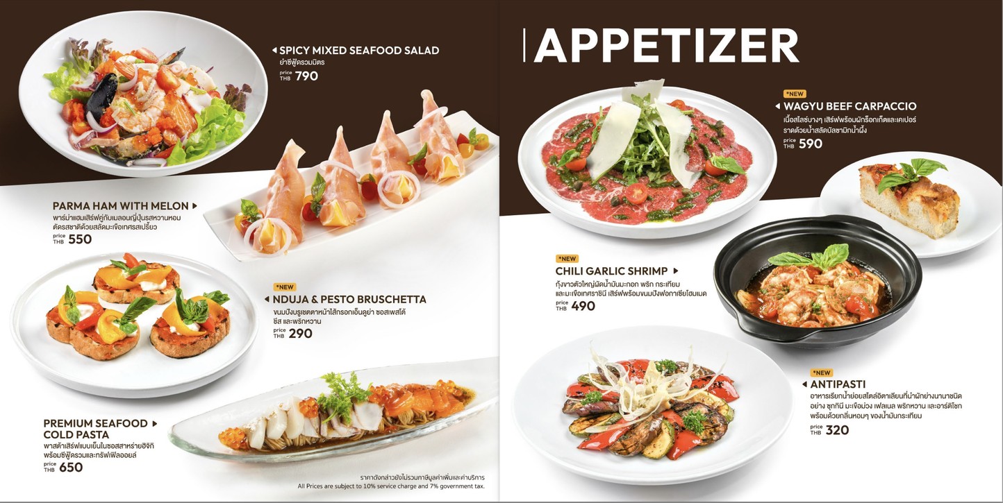Ciao Pizza menu 1