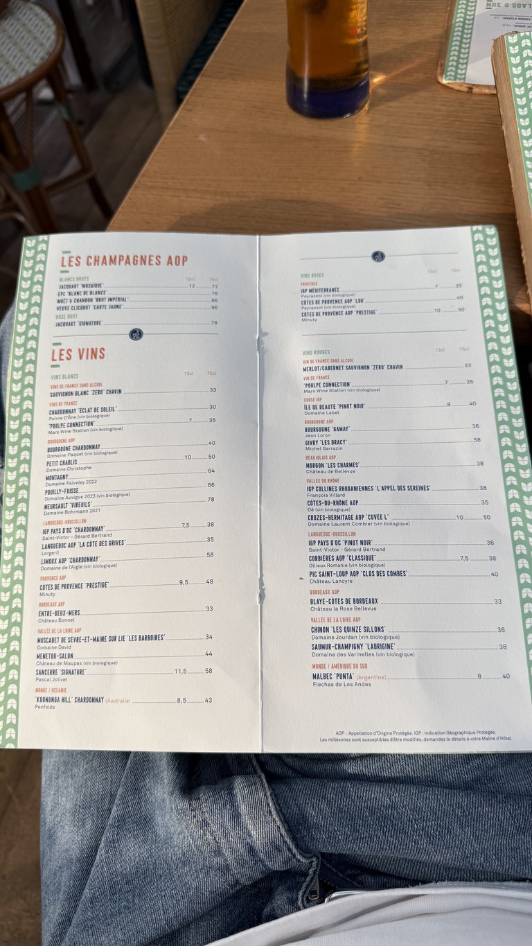 Polpo Brasserie menu 2