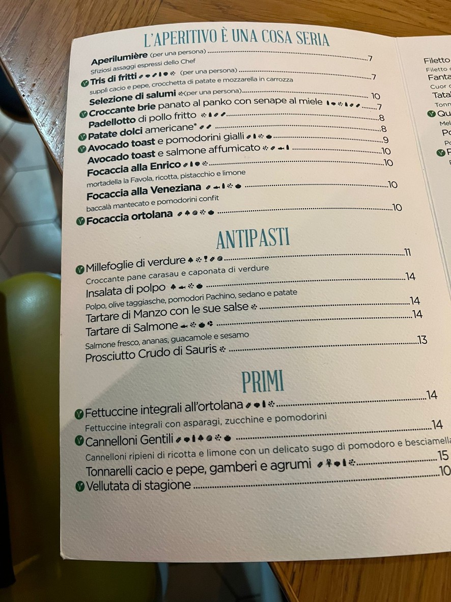 Lumiere menu 2