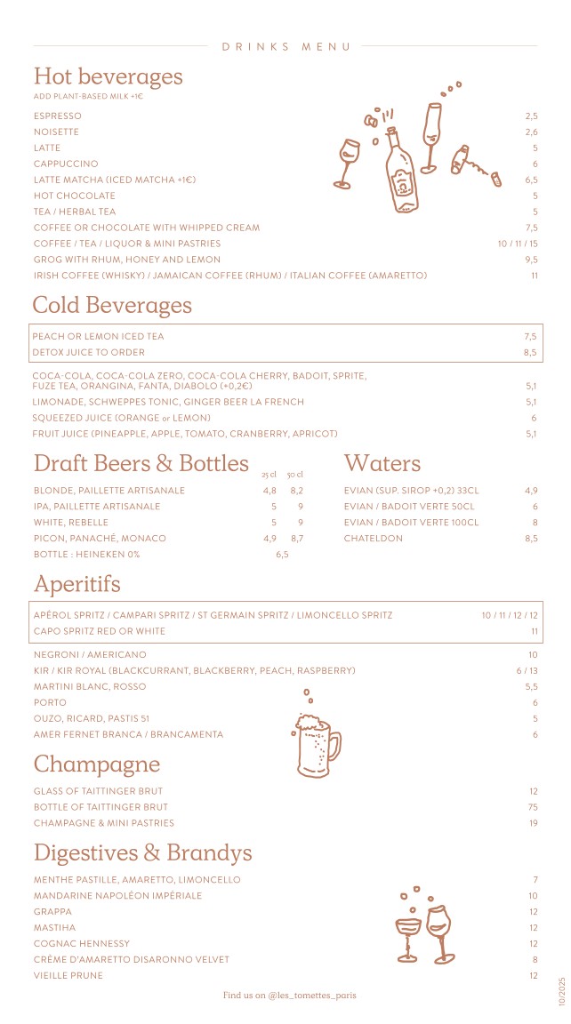 Les Tomettes menu 3