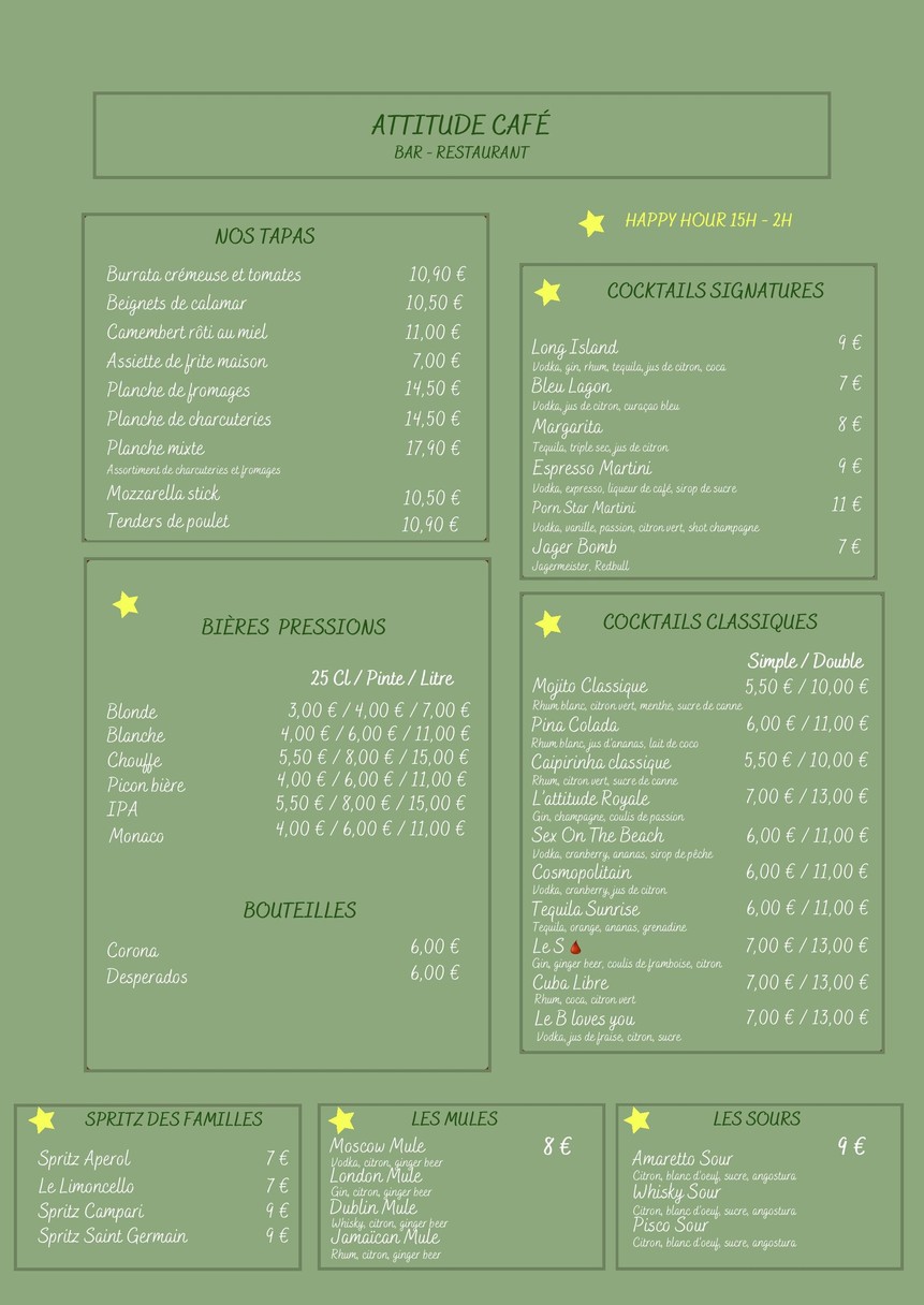 Attitude Bar menu 3