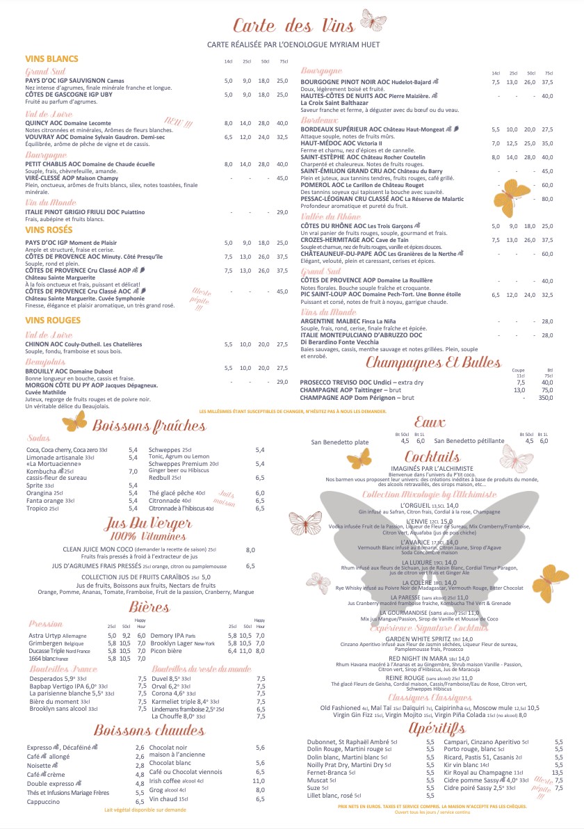 P'tit coco Levallois menu 3