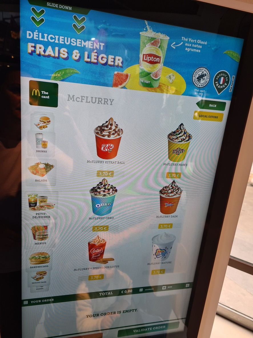 McDonald's menu 2