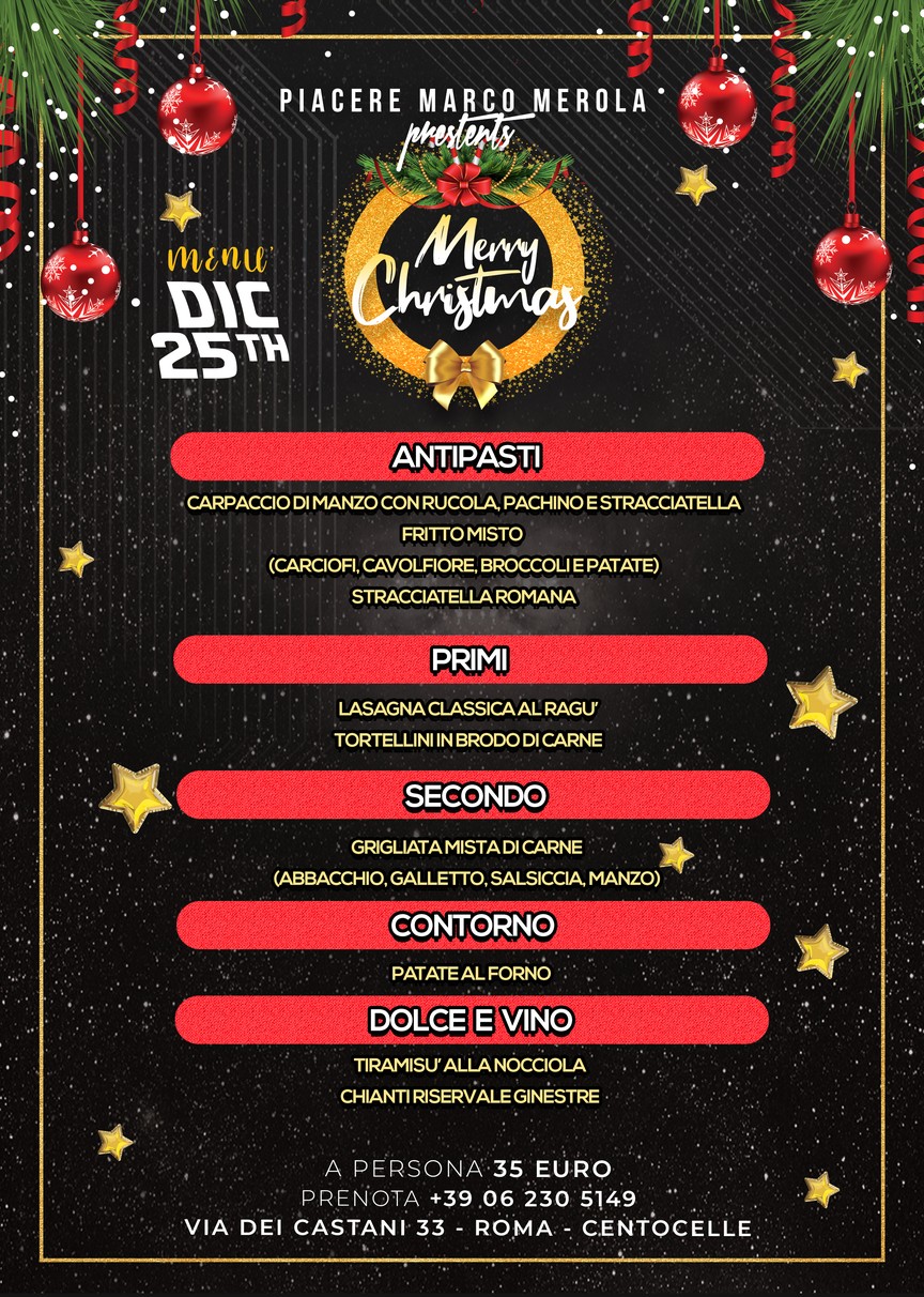 Piacere Marco Merola menu 2