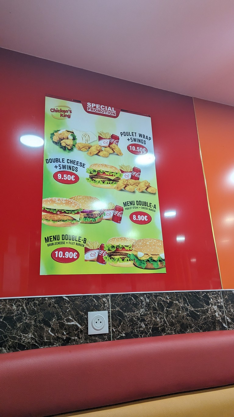 Chicken’s king - Avenue de Flandres menu 2