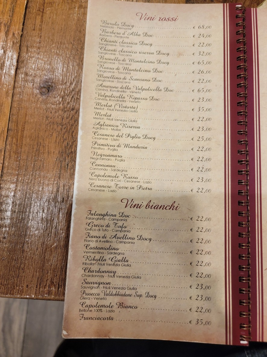 Sora Lucia menu 6