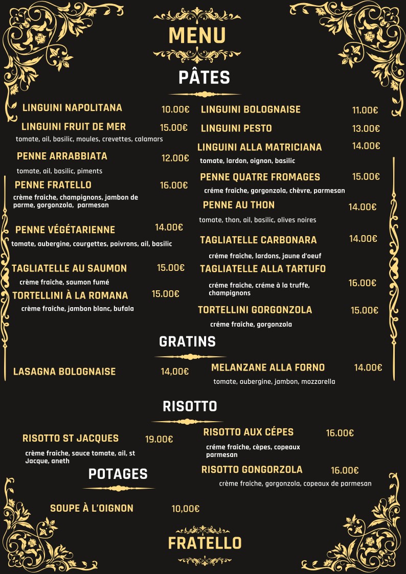 Fratello menu 3