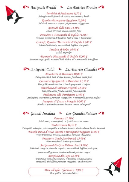 Il Pinocchio Restaurant Italien Pizzeria Paris 20