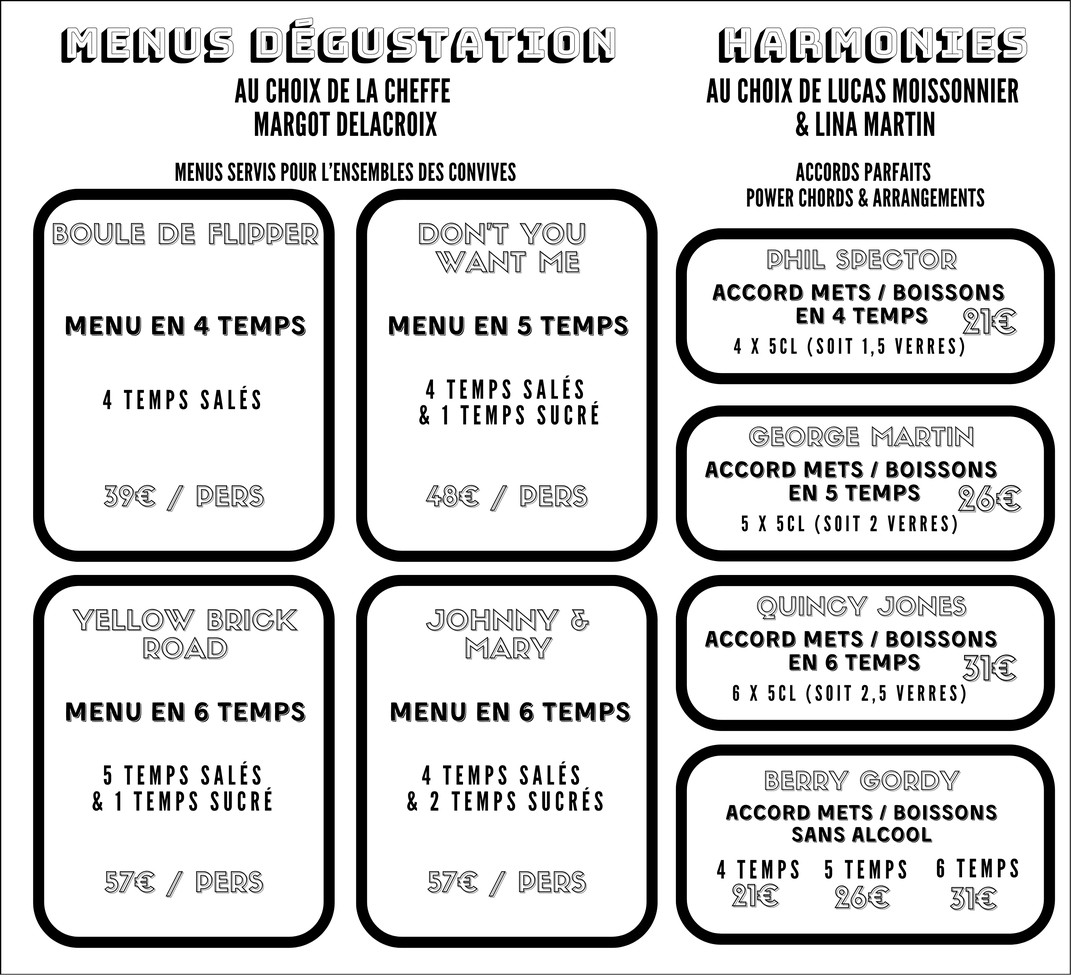 Acmé menu 1