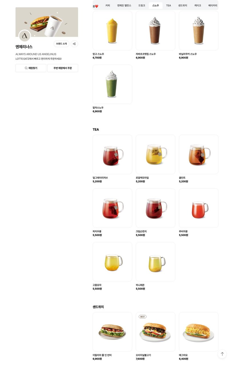ANGELINUS menu 4